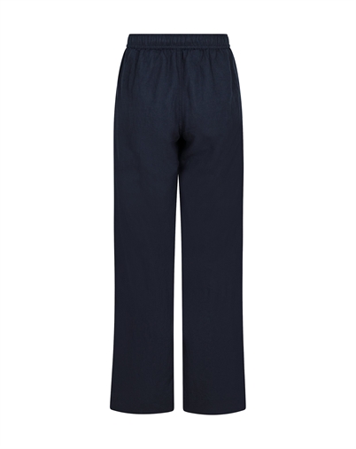 Neo Noir - Sonar Linen Bukser - Navy 